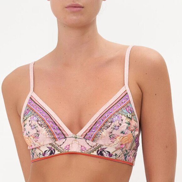 Camilla Mad As A Snake Crop Top Soft Bra Bralette Small CD b57 - Picture 10 of 10